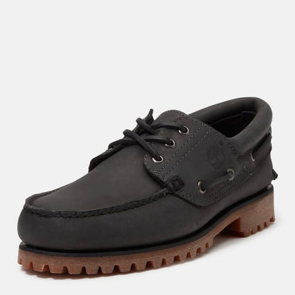 Timberland スリーアイ(3eye) ラグ ハンドソーン ボート シューズ メンズ (ダークグレー）