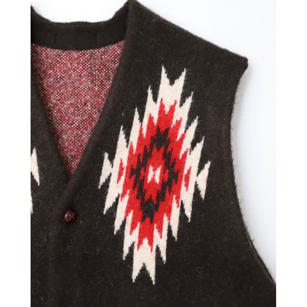 AMBERGLEAM CHIMAYO Knit Vest – MAROON WEBSTORE