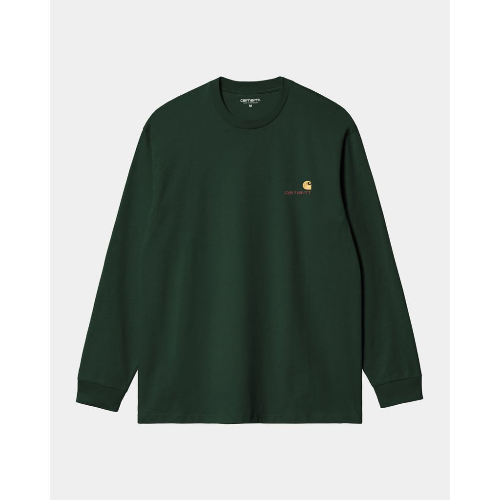 CARHARTT WIP  L/S AMERICAN SCRIPT T-SHIRT