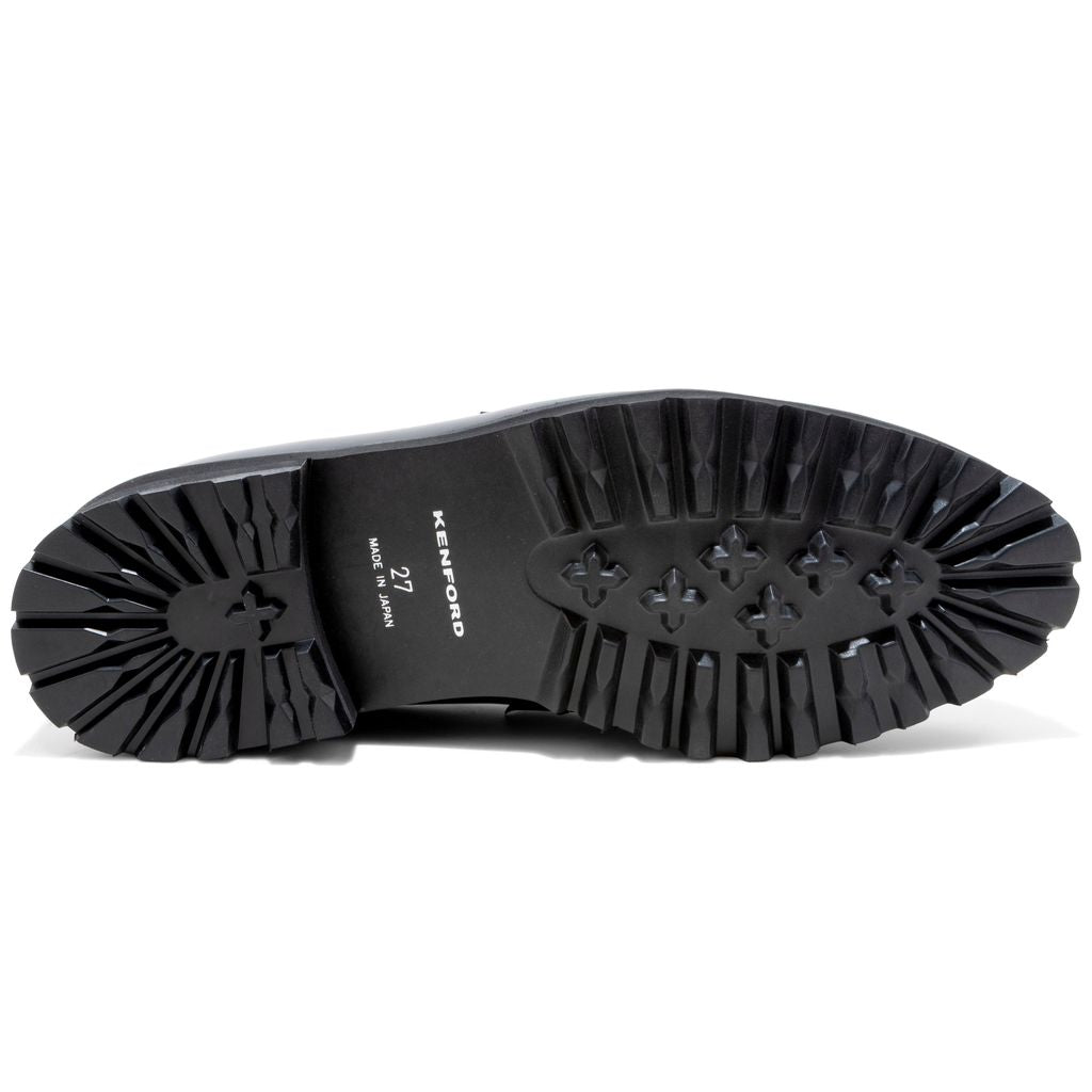 KENFORD MENS TANK SOLE BIT LOAFERS / BLACK PAISLEY