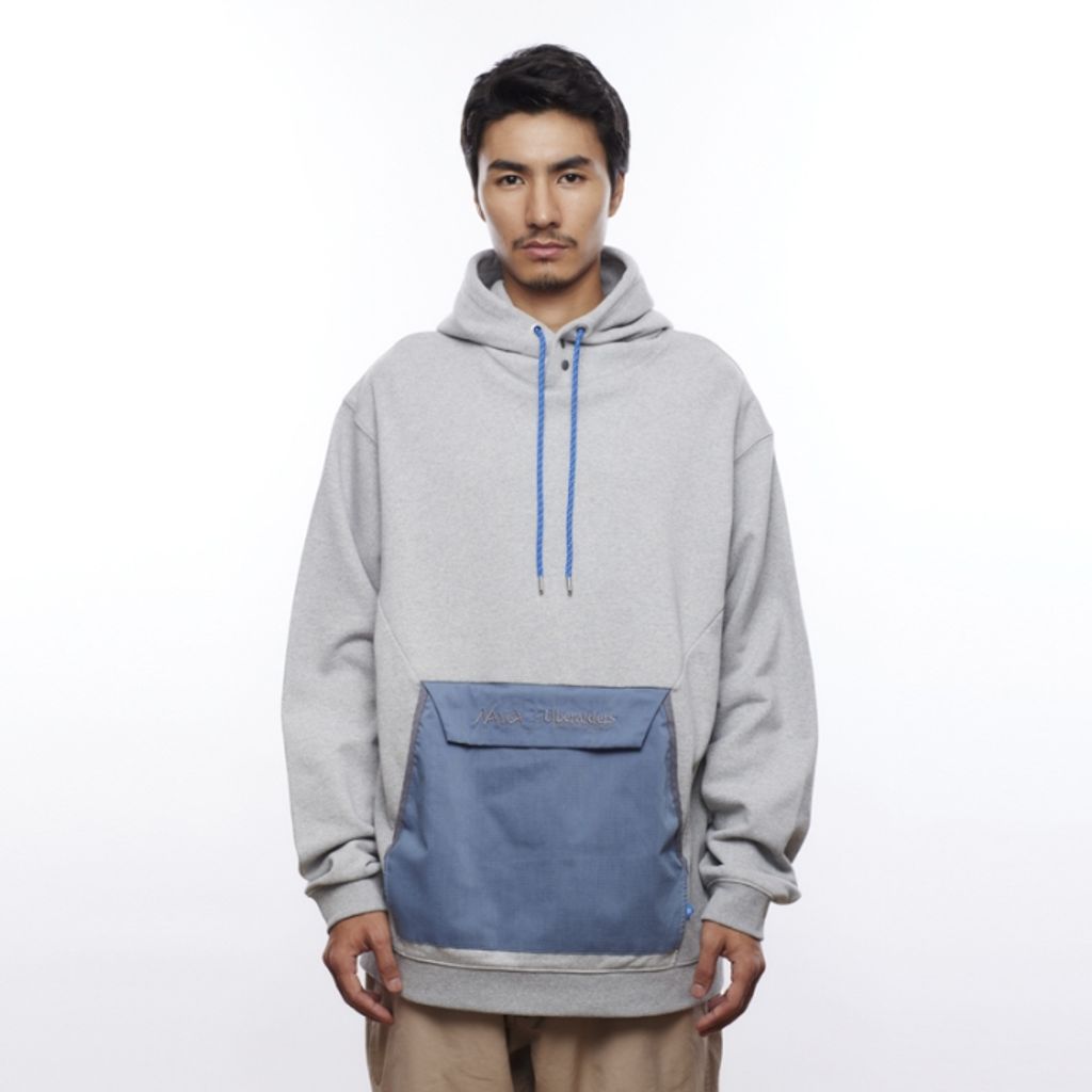 NANGA X LIBERAIDERS  ECO HYBRID HOODIE