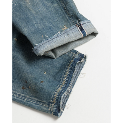 ANACHRONORM CONTEXT-001-R1 REGULAR TAPERED 5P PANTS INDIGO (REMAKE)