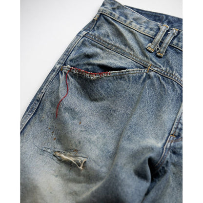ANACHRONORM FRONT YORK REMAKED DENIM PANTS INDIGO (REMAKE)