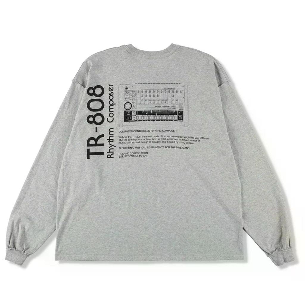 ISNESS MUSIC TR-808 LONG SLEEVE T-SHIRTS(ISNESS MUSIC×ROLAND)
