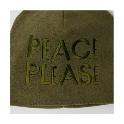 GARBAGE FLEECE BEANIE（PEACE PLEASE）