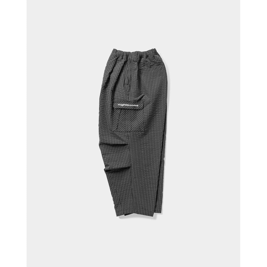 TIGHTBOOTH RIPPLE PLAID BALLOON PANTS