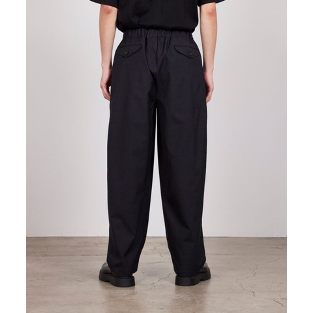 MARKA 2/72 WASHER WOOL TROPICAL COCOON WIDE EASY PANTS