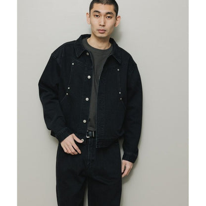BAL CARB POCKET WASHED DENIM JACKET