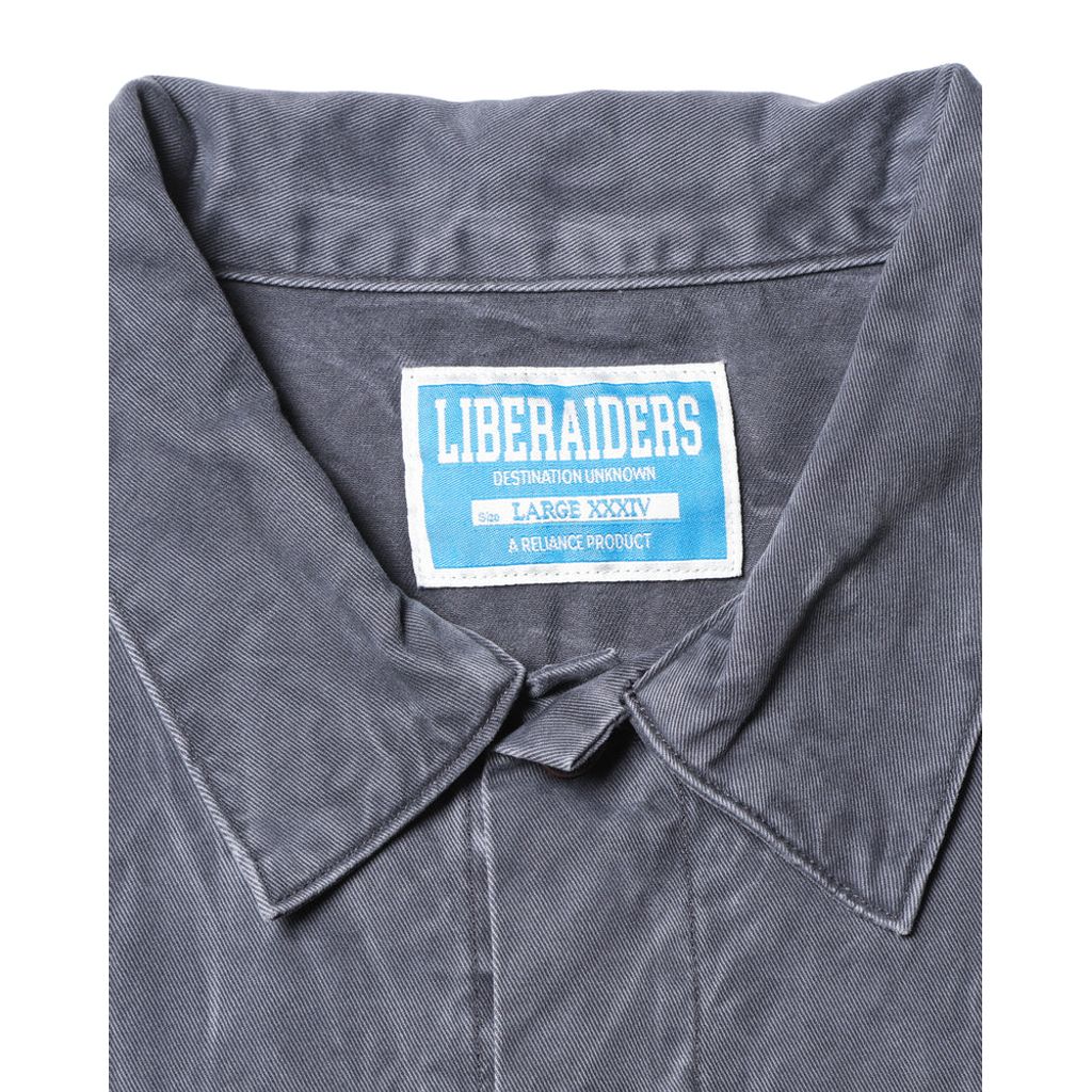 Liberaiders  GARMENT DYED TRUCKER JACKET