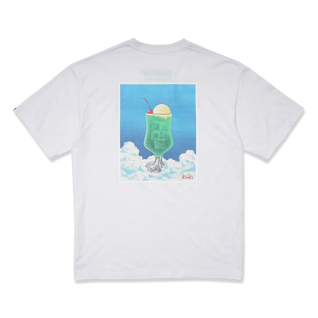HOMBRE NINO S/S PRINT TEE (CREAM SODA)