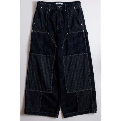 FDMTL FA26PN12R  PATCHWORK DOUBLE KNEE PANTS RINSE
