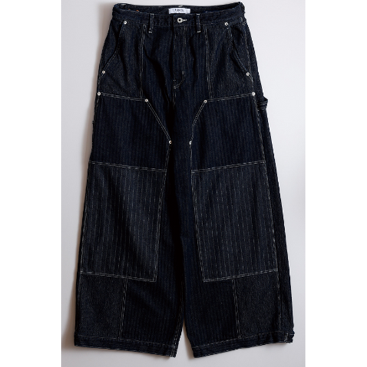 FDMTL FA26PN12R  PATCHWORK DOUBLE KNEE PANTS RINSE