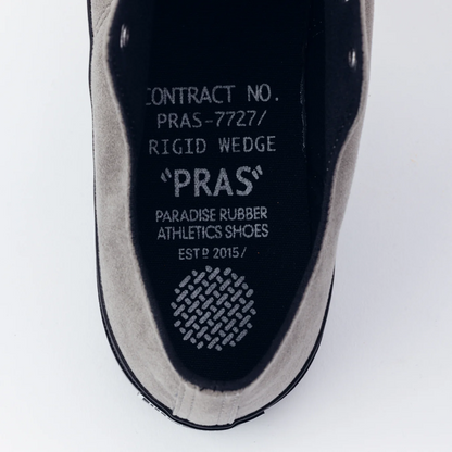 PRAS SHELLCAP LOW VEGAN SUEDE / GRAY×BLACK