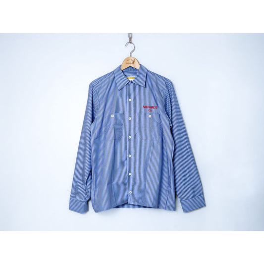 ANDFAMILYS STRIPE WORK SHIRTS