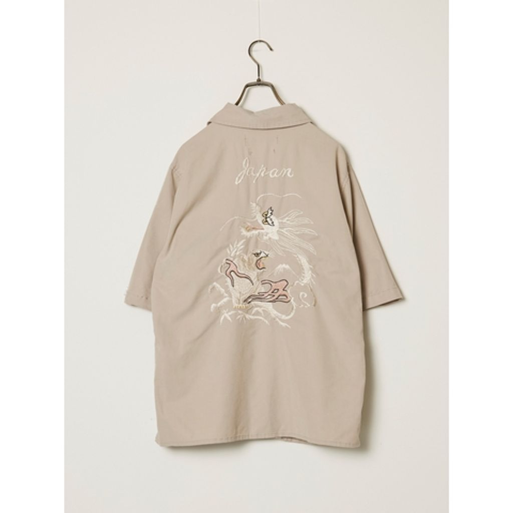 【予約商品】REMI RELIEF RN30389010 レーヨンフィブリルツイルS/Sシャツ(刺繍) 26ss