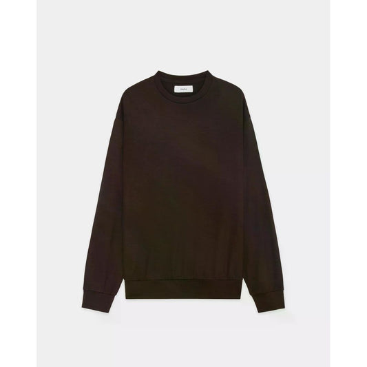 marka  Super 100s Washable Wool Jersey / Crew Neck L/S Tee