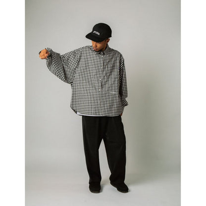 APPLEBUM GINGHAM CHECK OVERSIZE SHIRT / 2420201