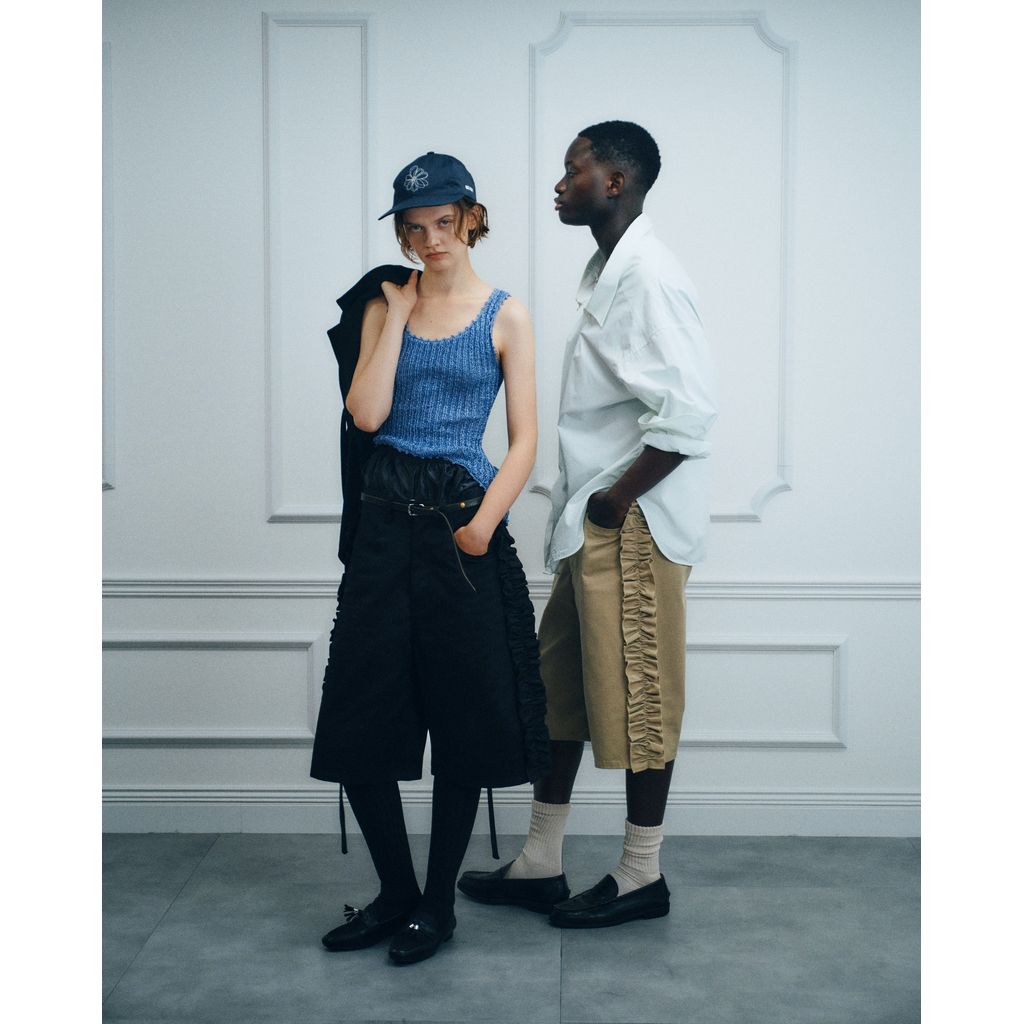 NICK GEAR Frill Chino shorts
