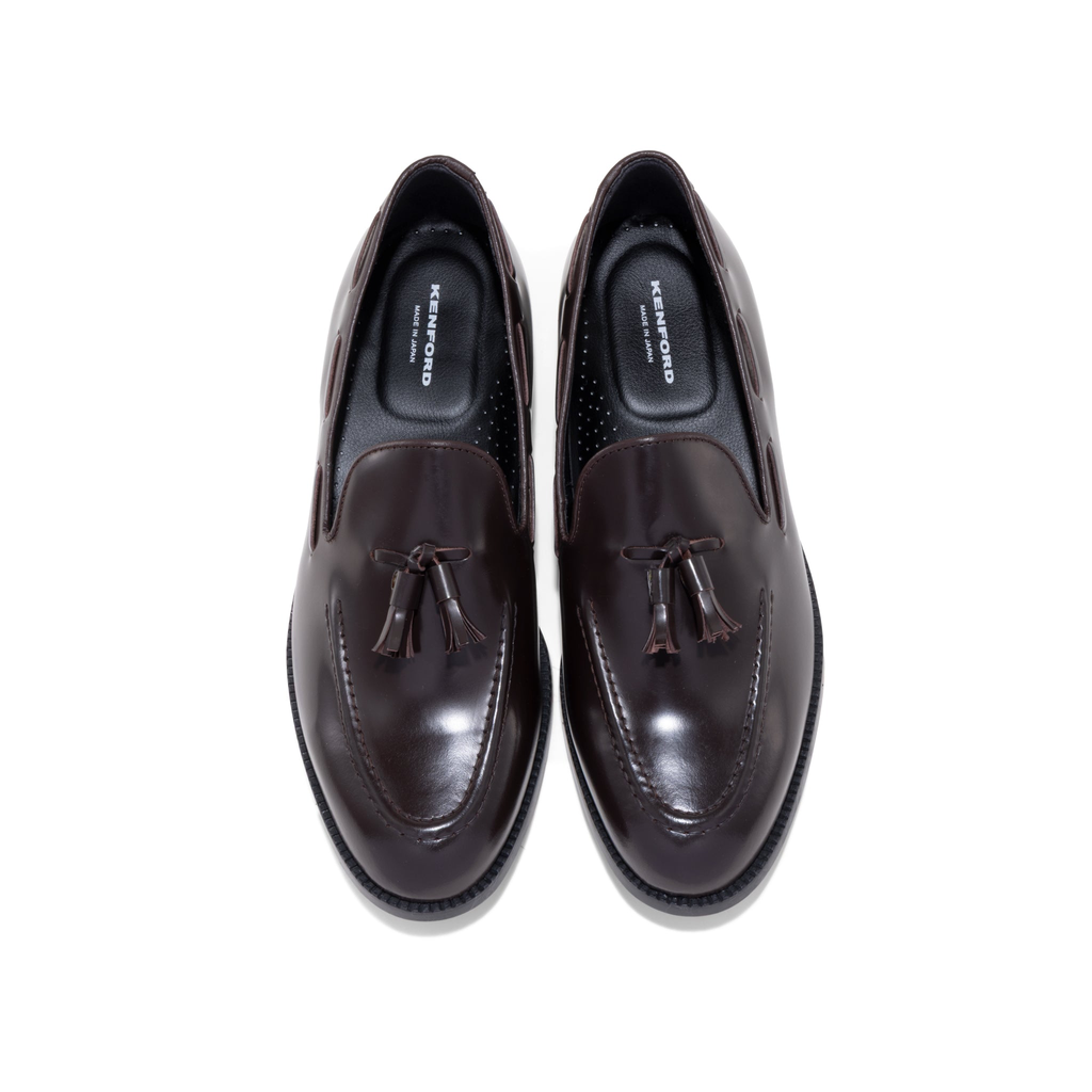 KENFORD MENS TASSEL LOAFERS / WINE