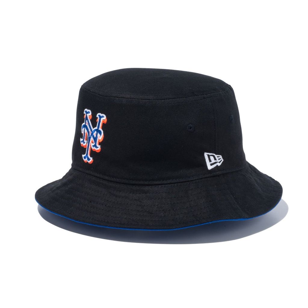 NEW ERA バケット01 リバーシブル MLB Reversible Hat ニューヨーク・メッツ ブラック/ライトロイヤル