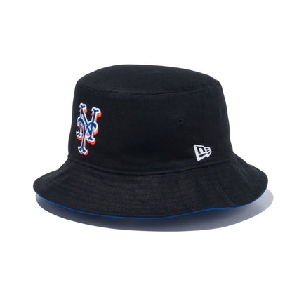 NEW ERA バケット01 リバーシブル MLB Reversible Hat ニューヨーク・メッツ ブラック/ライトロイヤル