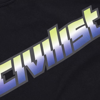 Civilist Crushed Tee - Black