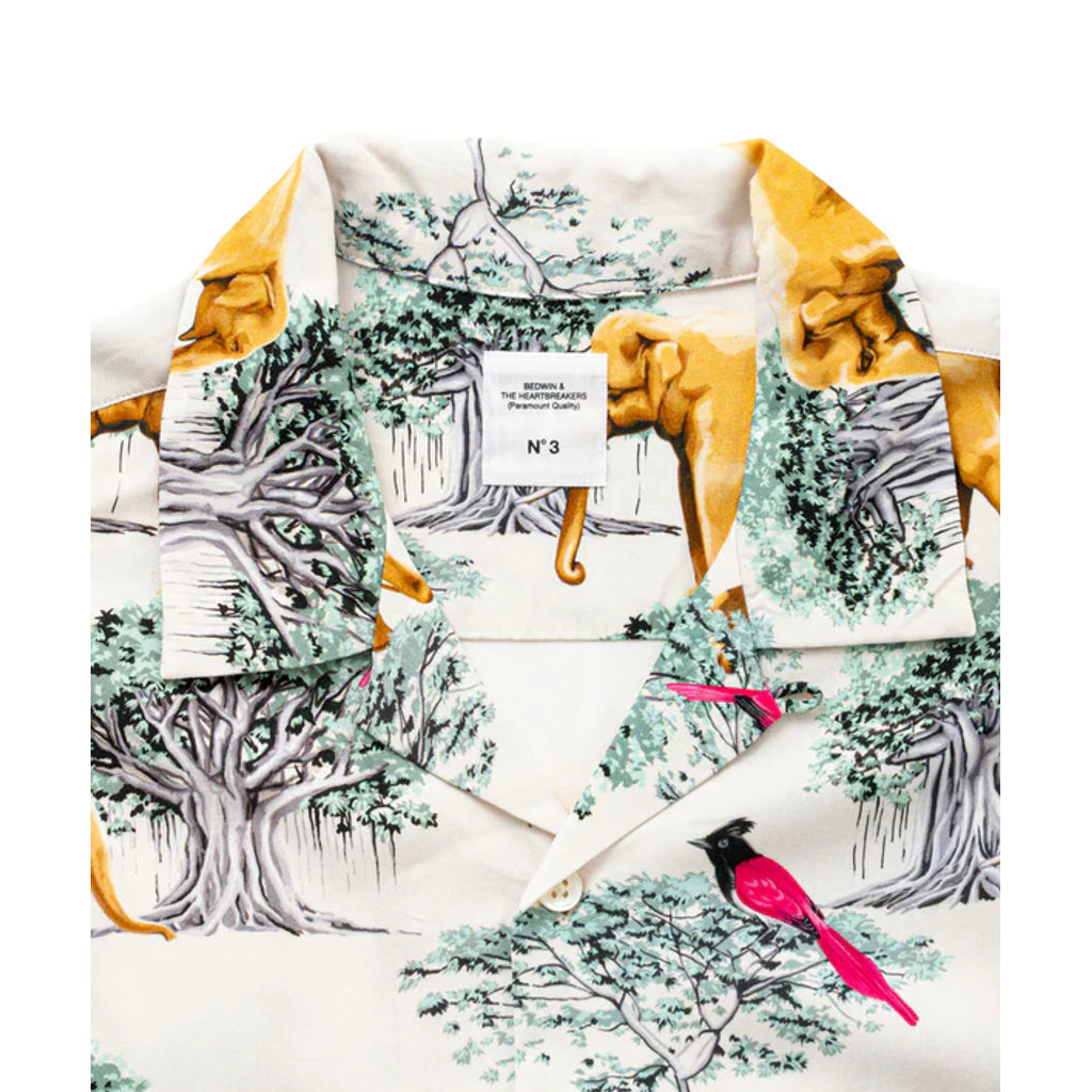BEDWIN & THE HEARTBREAKERS S/S ORG ALOHA SHIRT "ROGERS"
