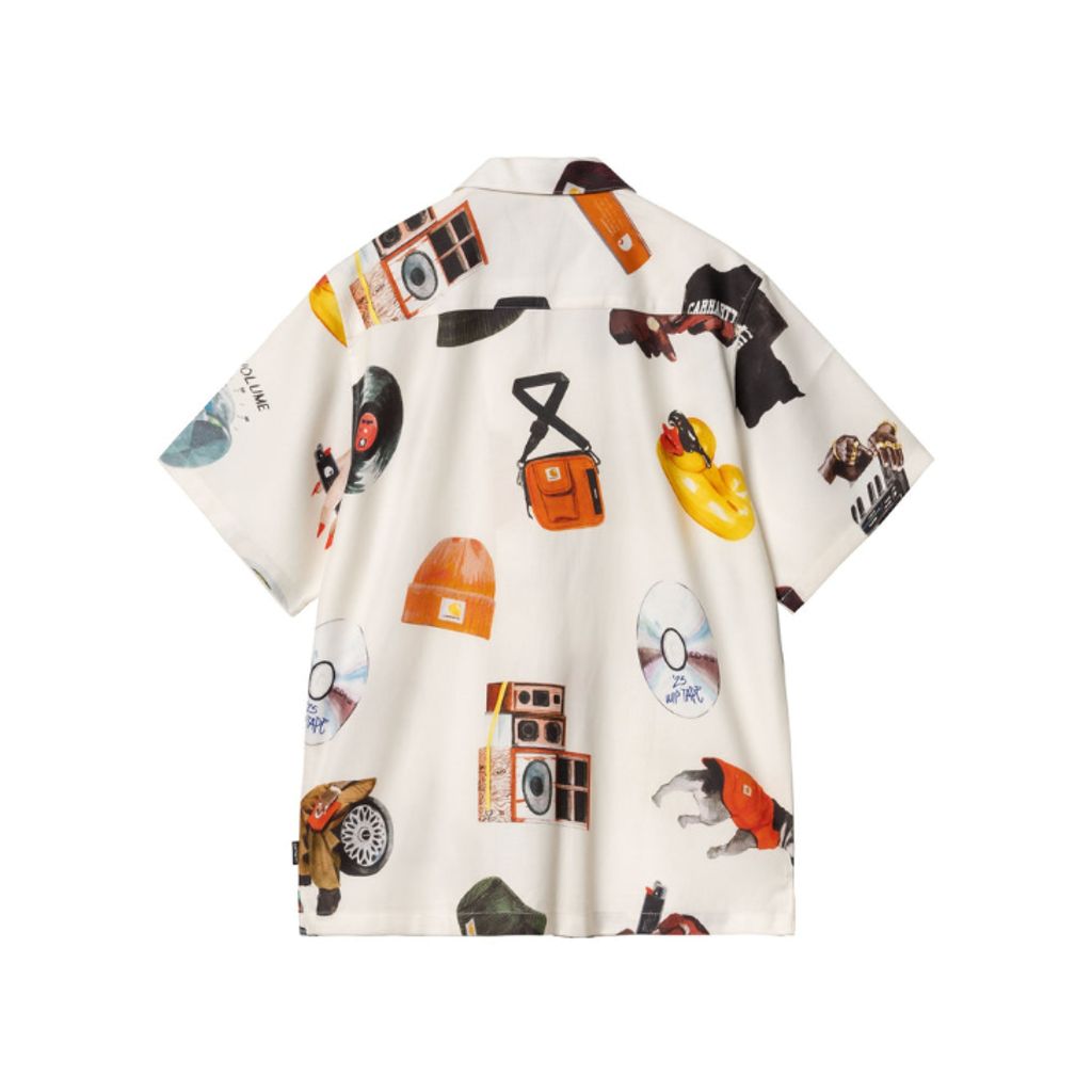 CARHARTT WIP  S/S Jacob Rochester Print Shirt