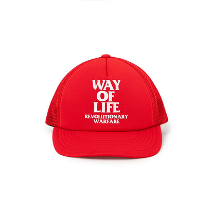 RATS MESH CAP "WAY OF LIFE" （RED）
