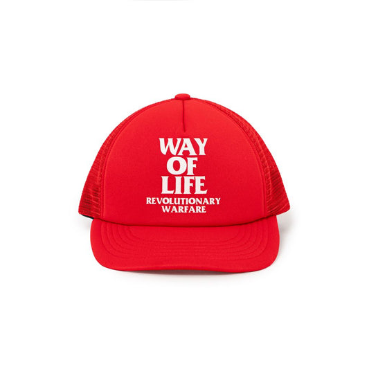 RATS MESH CAP "WAY OF LIFE" （RED）