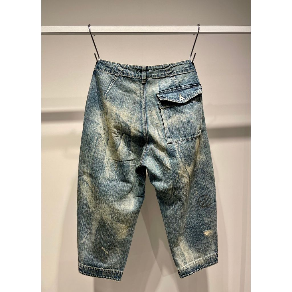 PORTER CLASSIC STEINBECK DENIM POCKET PANTS VINTAGE CUSTOM