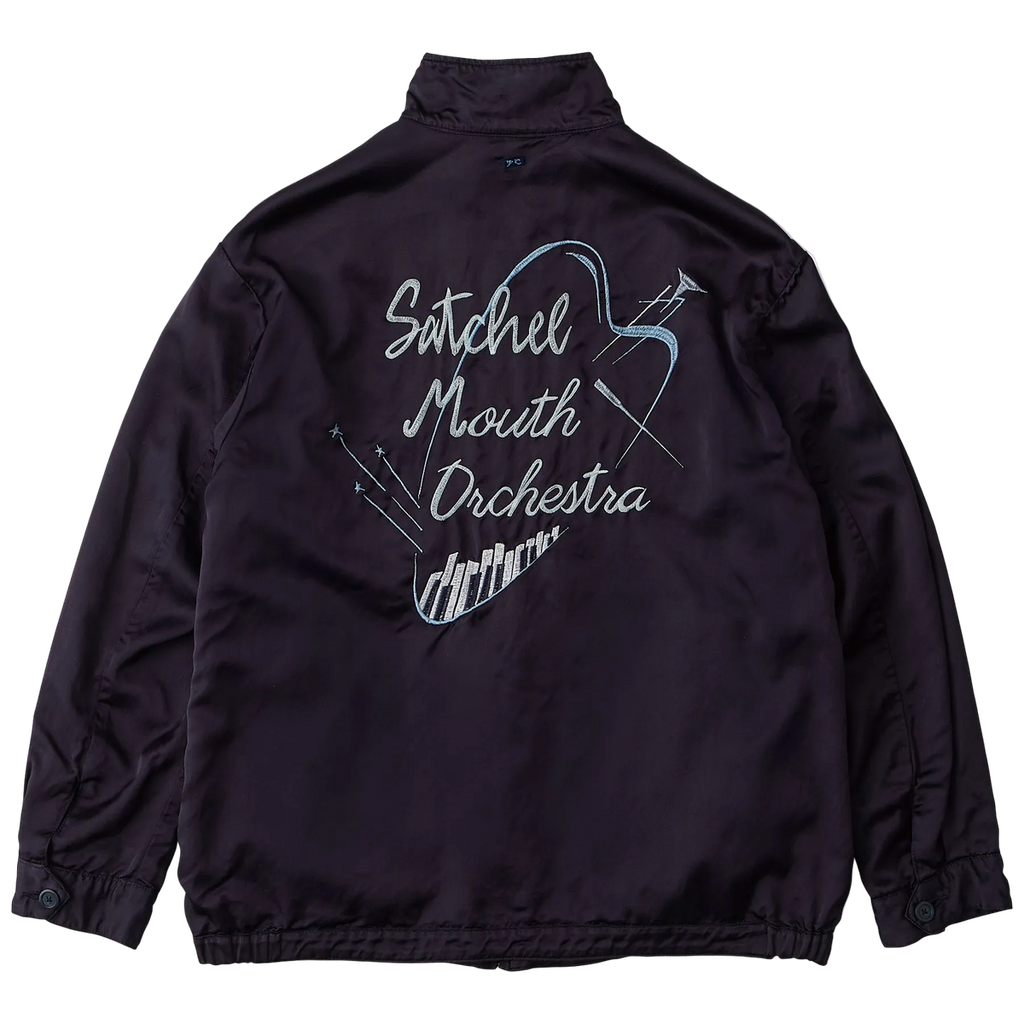 PORTER CLASSIC SATCHEL MOUTH ORCHESTRA REVERSIBLE ZIP UP JACKET