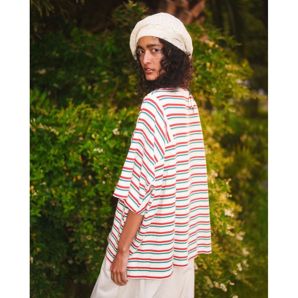 AMBERGLEAM  Border Panel Daily T-Shirt