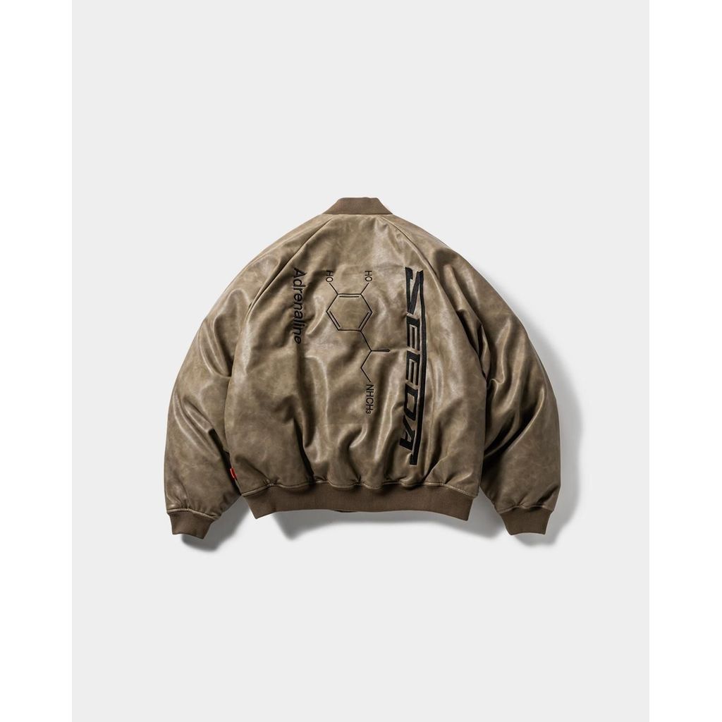 TIGHTBOOTH ADRENALINE LEATHER DOWN JKT - TIGHTBOOTH x SEEDA