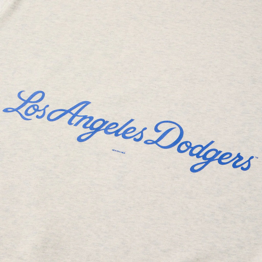 NEW ERA 裏毛 スウェット クルーネック ロサンゼルス・ドジャース オートミール