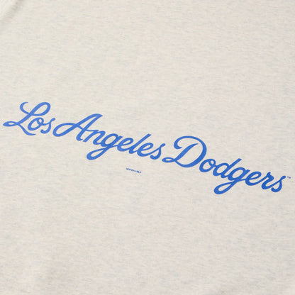 NEW ERA 裏毛 スウェット クルーネック ロサンゼルス・ドジャース オートミール