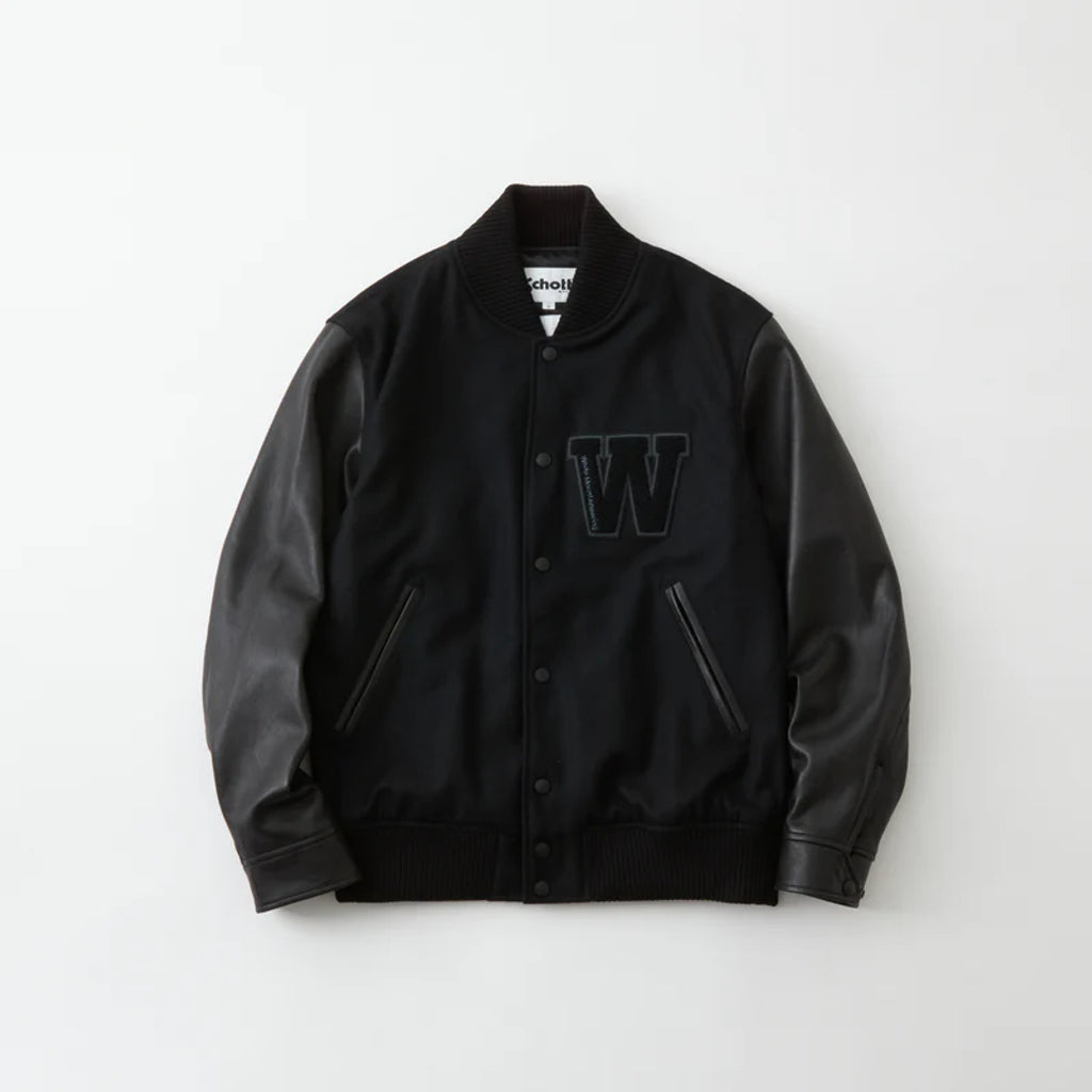 WHITE MOUNTAINEERING WM × Schott VARSITY JACKET