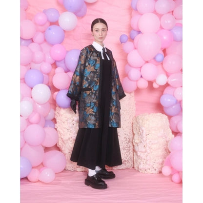 THOMAS MAGPIE flower jaguard coat