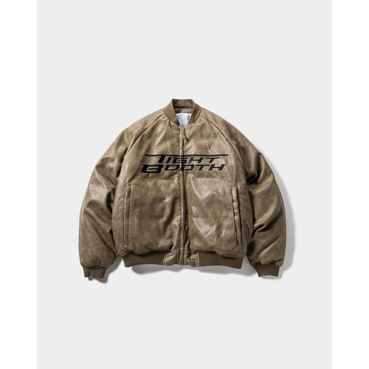 TIGHTBOOTH  ADRENALINE LEATHER DOWN JKT - TIGHTBOOTH x SEEDA