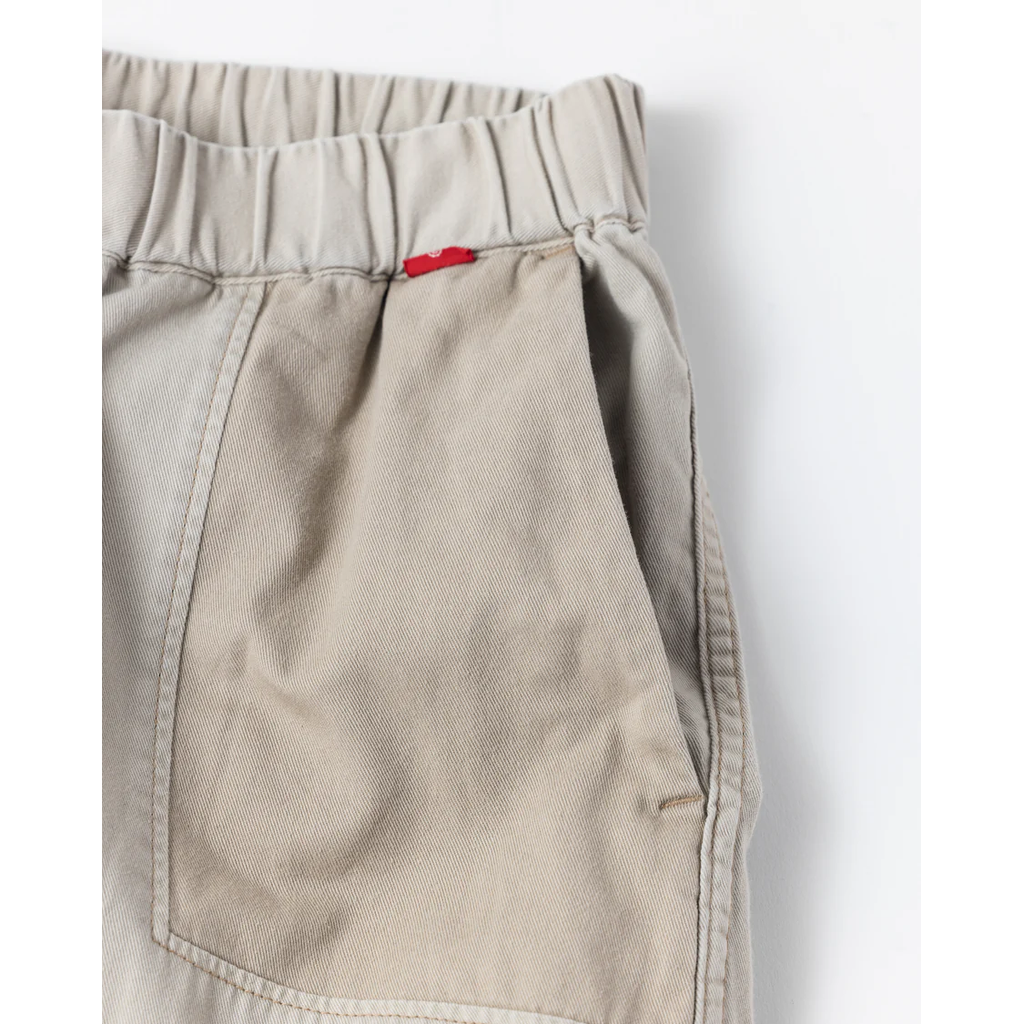 ANACHRONORM REMAKED MIX PANEL WIDE EASY PANTS BEIGE