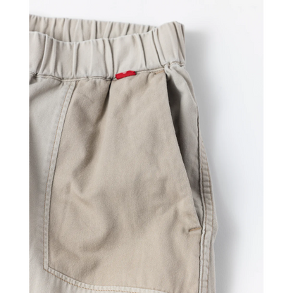 ANACHRONORM REMAKED MIX PANEL WIDE EASY PANTS BEIGE