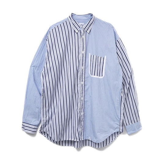 BEDWIN & THE HEARTBREAKERS L/S STRIPE BIG SHIRT "EWAN"