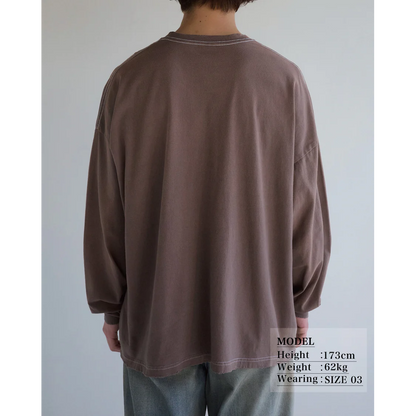 ANACHRONORM DYED CUSTOM CAR GRAPHIC L/S T-SHIRTS DUSTY