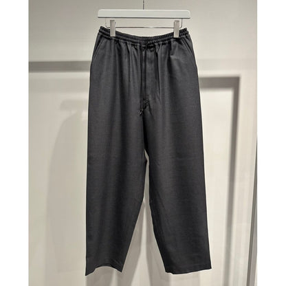 COMME des GARCONS HOMME WOOL GABARDINE EASY PANTS（CHARCOAL）
