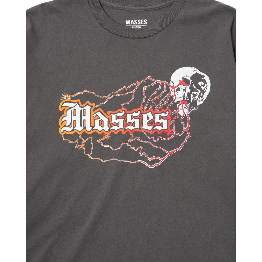 MASSES T-SHIRT L/S SKULL THUNDER