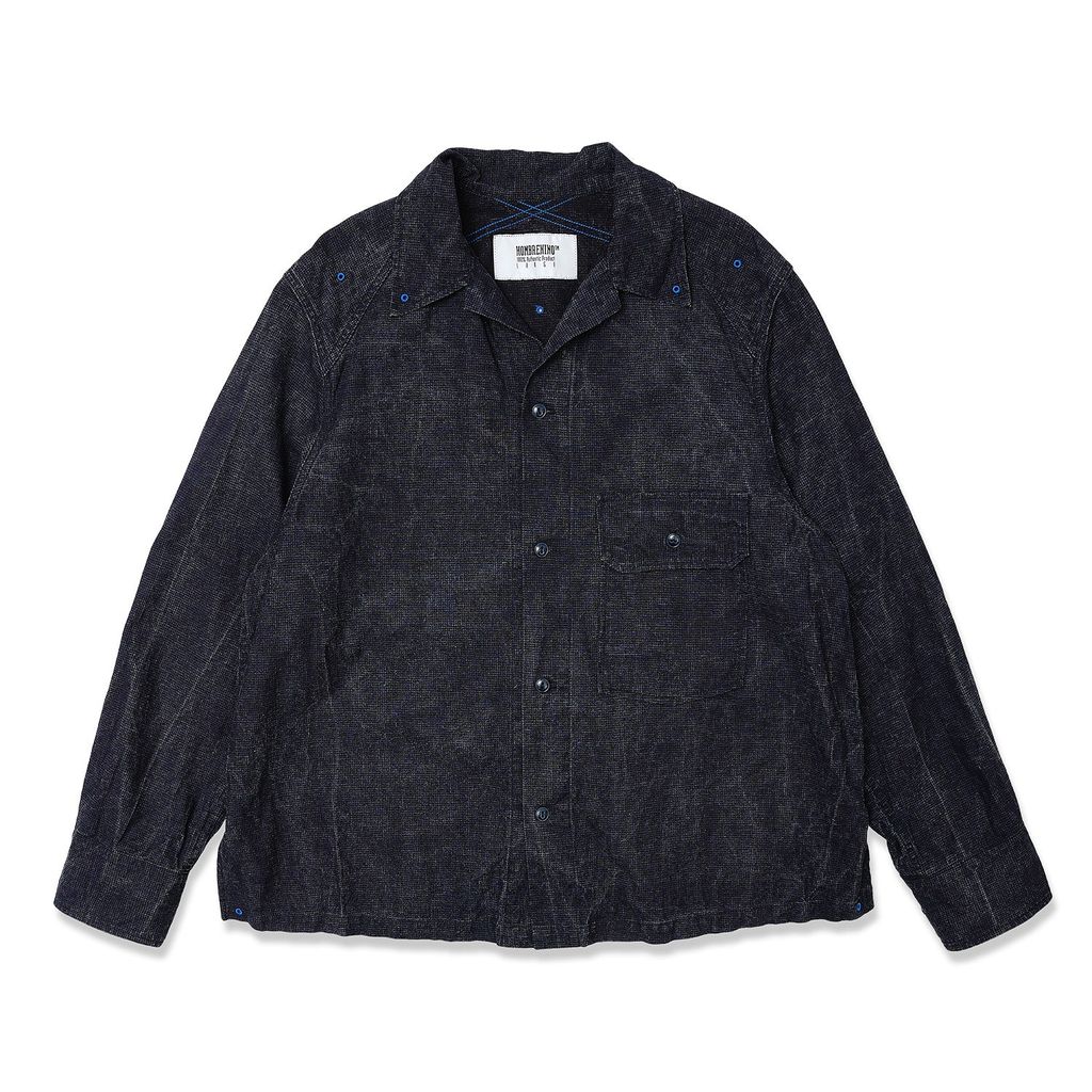 HOMBRENINO CORONA UTILITY EYELET SHIRT