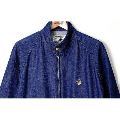 ANDFAMILYS DENIM HARRINGTON JACKET/INDIGO