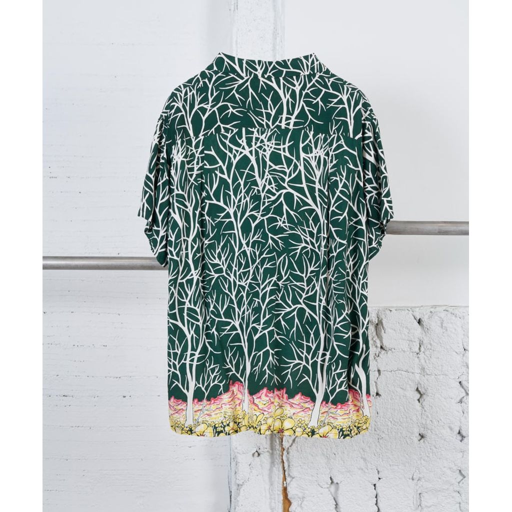 Y's for men × masses SHORT SLEEVE HAWAIIAN BLOUSE