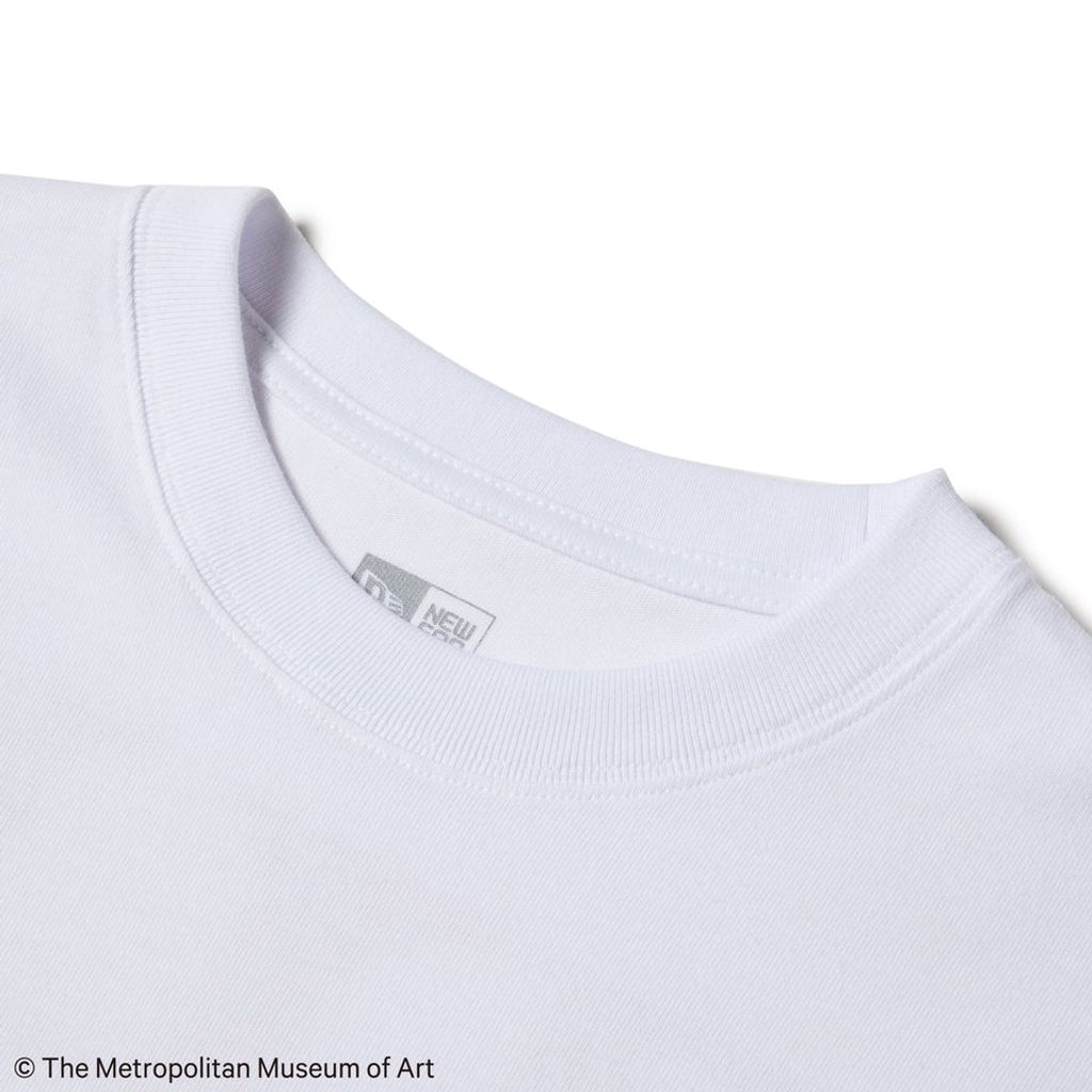 NEW ERA  半袖 オーバーサイズド コットン Tシャツ The Met ホワイト