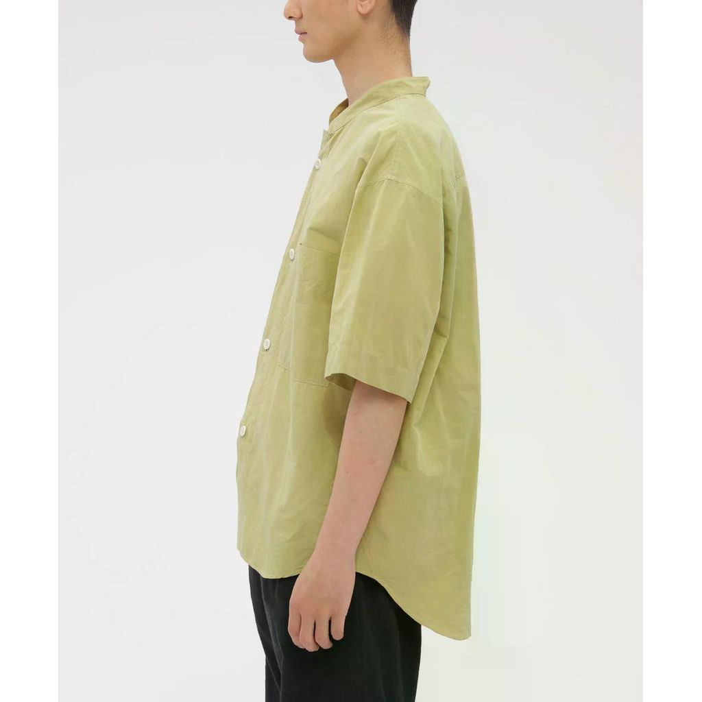 MHL. WORN HIGH COUNT DRY COTTON LINEN SHIRT